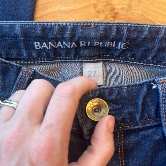 Banana Republic Boot cut dark wash jeans - Picture 3 of 6